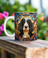 Cocker Spaniel Black & White Suncatcher Artwork Ceramic Mug